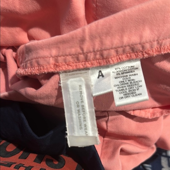 LOFT Pink Bermuda Shorts Tailored Cotton Blend - Picture 9 of 9